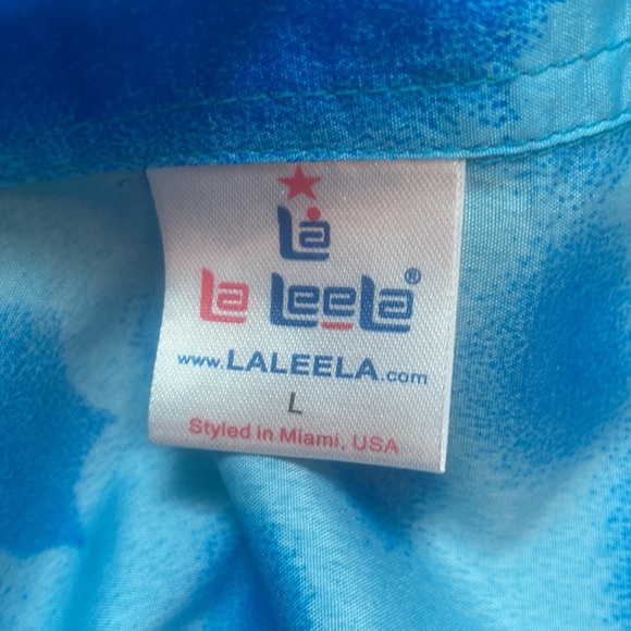 Multicolored “Hawaiian” style size large shirt. - Picture 8 of 9